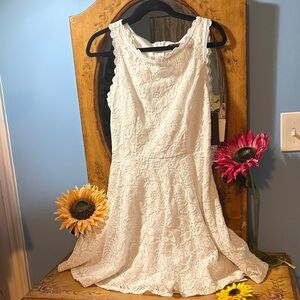 City Studios White Lace Dress